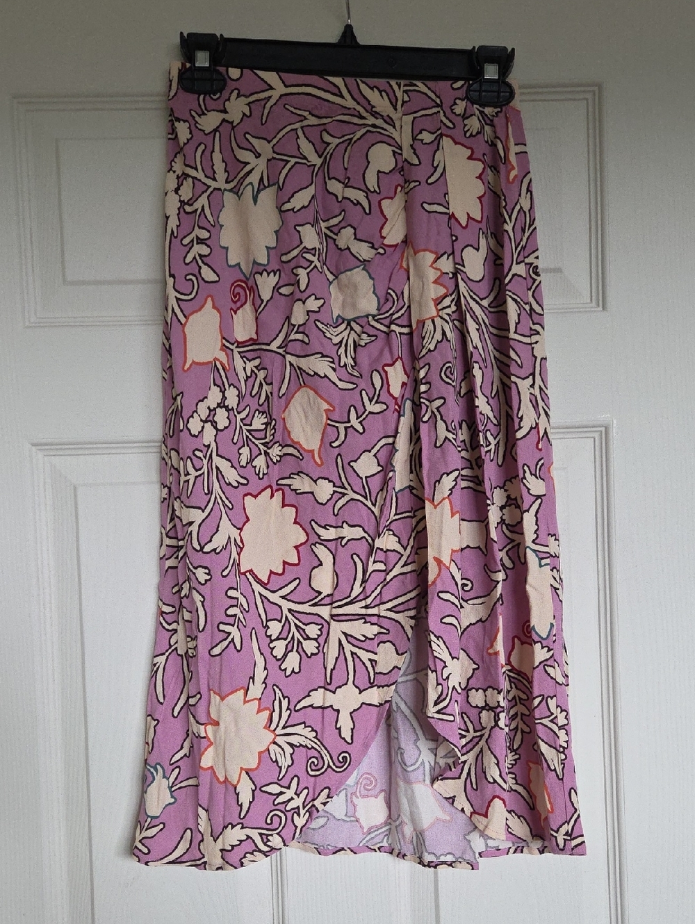 Knox Rose pastel purple floral print skirt